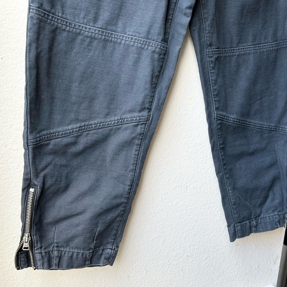 FRAME Moto Zip high-rise Jeans Pant in Washed Black Sz 29 - Picture 5 of 14